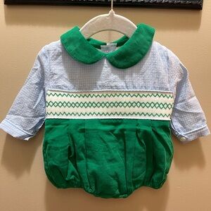 Christmas Smocked Bubble